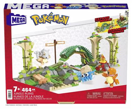 Mattel Τουβλάκια Mega Pokémon Adventure Builder - Forgotten Ruins για 7+ Ετών 464τμχ