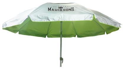 Maui & Sons Σπαστή Ομπρέλα Θαλάσσης Διαμέτρου 2.20m UPF50+ Πράσινο Διαμέτρου 2.2m με UV Προστασία Πράσινη 1560