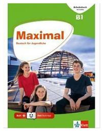 Maximal B1 Arbeitsbuch (Mit Audios Online + Klett Book-App)