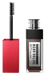 Maybelline Tattoo Brow 36H Gel για Φρύδια 260 Deep Brown