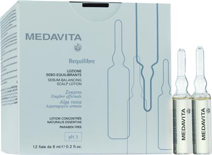 Medavita Requilibre Sebum Balancing Scalp Lotion 12x6ml