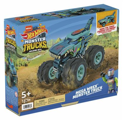 Mega Bloks Τουβλάκια Mega Wrex Monster Truck για 5+ Ετών 187τμχ