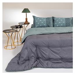 Melinen Πάπλωμα Μονό 160x240 Elle Dark Grey / Aqua από το Katoikein