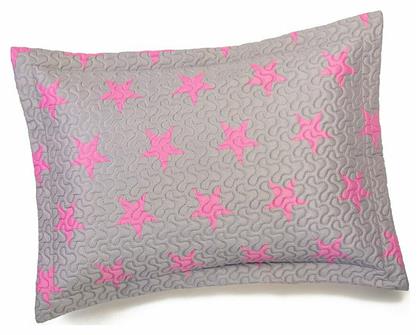 Melinen Star Σετ Παιδικές Μαξιλαροθήκες 50x70εκ. Pink - Grey από το Katoikein