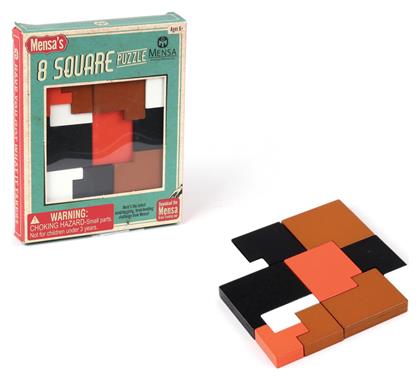 Mensa 8 Square Παζλ από Ξύλο για 6+ Ετών IQ-1064