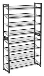 Μεταλλική με 8 Ράφια Μαύρη 92.5x30.7x163.5cm LMR08B