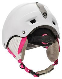 Meteor Kiona Κράνος για Σκι & Snowboard White / Pink από το MybrandShoes