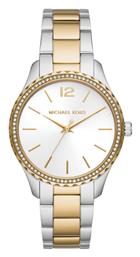 Michael Kors Layton Ρολόι με Μεταλλικό Μπρασελέ Ασημί/Χρυσό από το Kiriakos Gofas