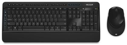 Microsoft Wireless Desktop 3050 Ασύρματο Σετ Πληκτρολόγιο & Ποντίκι Ελληνικό