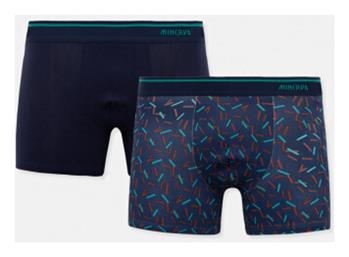 Minerva Ανδρικά Μποξεράκια 2Pack Marine