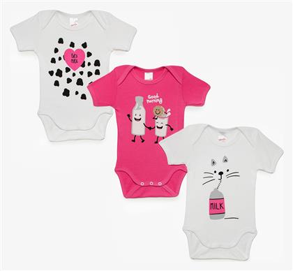 Minerva Σετ Κορμάκια Φούξια