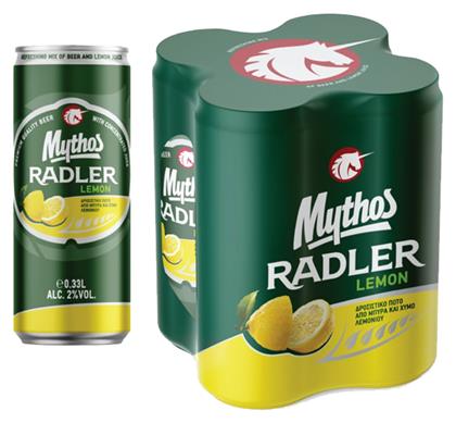 Μύθος Radler Κουτί 4x330ml Κωδικός: 7051148 από το ΑΒ Βασιλόπουλος