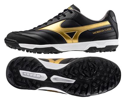 Mizuno Sala Classic TF Χαμηλά Ποδοσφαιρικά Παπούτσια με Σχάρα Μαύρα