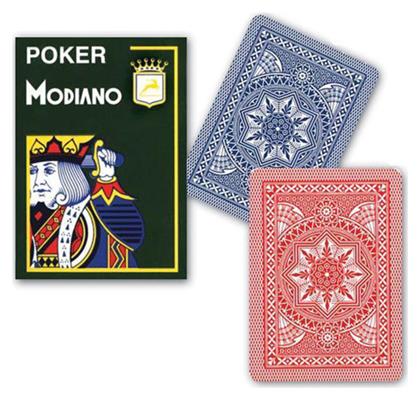 Modiano Cristallo Poker Τράπουλα Πλαστικοποιημένη για Poker Μπλε