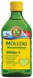 Moller's Cod Liver Oil Μουρουνέλαιο Κατάλληλο για Παιδιά 250ml Natural