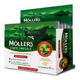 Moller's Forte Omega-3 Μουρουνέλαιο 150 κάψουλες από το Pharm24