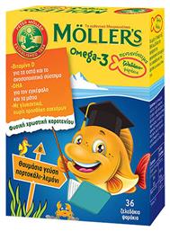 Moller's Omega 3 Ιχθυέλαιο 36 ζελεδάκια