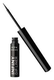 Mon Reve Infiny Dip Waterproof Πινέλο Eye Liner 01 Black 2ml από το Pharm24