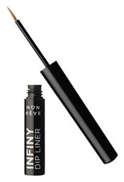 Mon Reve Infiny Dip Waterproof Πινέλο Eye Liner 05 Crushed Bronze 2ml