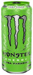 Monster Ultra Paradise Energy Drink με Ανθρακικό, Χωρίς Ζάχαρη 500ml