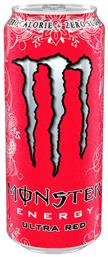 Monster Ultra Red Κουτί Energy Drink με Ανθρακικό Χωρίς Ζάχαρη 500ml από το e-Fresh