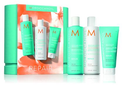 Moroccanoil Σετ Περιποίησης Μαλλιών για Αναδόμηση & Θρέψη 3τμχ