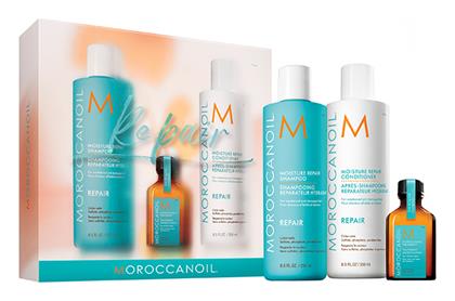 Moroccanoil Spring Repair Σετ Θεραπείας Μαλλιών με Σαμπουάν, Conditioner και Treatment 4τμχ από το Letif