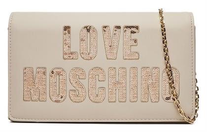 Moschino Γυναικεία Τσάντα Ώμου Μπεζ