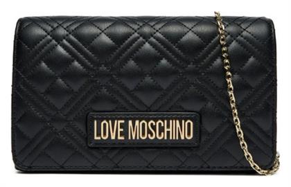 Moschino Γυναικεία Τσάντα Ώμου Μαύρη από το Epapoutsia