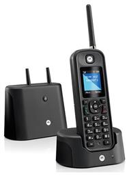 Motorola O201 Ασύρματο Τηλέφωνο με Aνοιχτή Aκρόαση Μαύρο