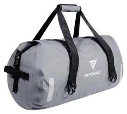 Motowolf B66l-bk Σάκος Ουράς Μοτοσυκλέτας Αδιάβροχος 66lt σε Γκρι Χρώμα