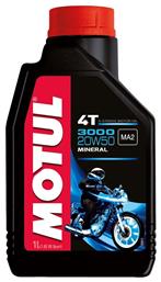 Motul Mineral 3000 4T Λάδι Μοτοσυκλέτας για Τετράχρονους Κινητήρες 20W-50 1lt από το Saveltrade