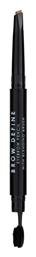 MUA Brow Define Eyebrow Pencil With Blending Brush Light Brown