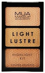 MUA Light Lustre Trio Highlight Golden Delights 9gr από το Plus4u