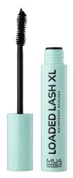 MUA Loaded Lash XL Αδιάβροχη Mascara για Όγκο Black 8ml