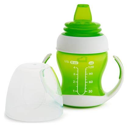 Munchkin Gentle First Cup Εκπαιδευτικό Μπιμπερό Πλαστικό με Λαβές Purple για 4m+ 118ml