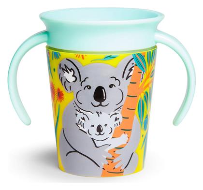 Munchkin Παιδικό Ποτηράκι Miracle 360° Wildlove Sippy Cup από Πλαστικό Γαλάζιο 177ml για 6m+