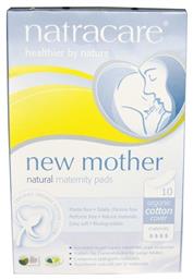 Natracare New Mother Σερβιέτες Λοχείας με Φτερά για Αυξημένη Ροή 4 Σταγόνες 10τμχ