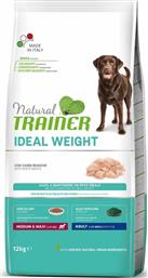 Natural Trainer Ideal Weight Adult Medium & Maxi 12kg Ξηρά Τροφή Διαίτης για Ενήλικους Σκύλους Μεσαίων & Μεγαλόσωμων Φυλών με Κρέας