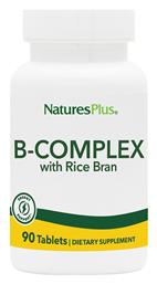 Nature's Plus Energy Support B-complex with Rice Bran Βιταμίνη για Ενέργεια, τα Μαλλιά & τo Δέρμα 90 ταμπλέτες από το Pharm24