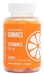 Nature's Plus Gummies Vitamin C Βιταμίνη για Ενέργεια & το Ανοσοποιητικό 250mg Πορτοκάλι 75 ζελεδάκια