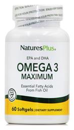 Nature's Plus Omega 3 Maximum Ιχθυέλαιο 1τμχ