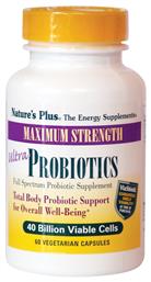 Nature's Plus Probiotics Ultra με Προβιοτικά και Πρεβιοτικά 30 φυτικές κάψουλες