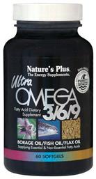 Nature's Plus Ultra Omega 3 6 9 60 μαλακές κάψουλες