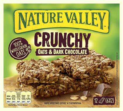 Nature Valley Μπάρα Βρώμης με Μαύρη Σοκολάτα (6x42gr) 160gr Κωδικός: 15716490