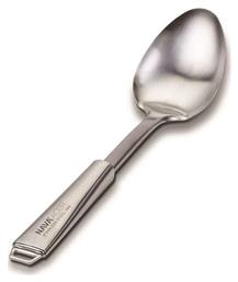 Nava Acer Ρηχή Κουτάλα Κουζίνας Ανοξείδωτη Γκρι 33cm 1τμχ