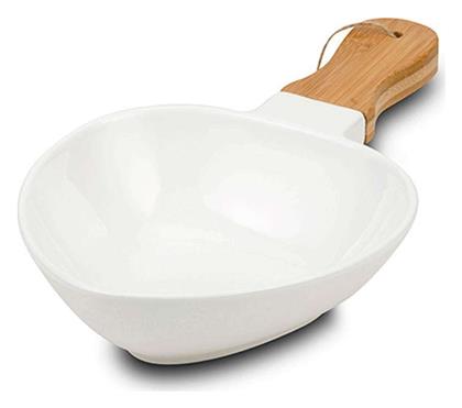 Nava Terrestrial Σαλατιέρα Κεραμική Λευκή 38x38cm