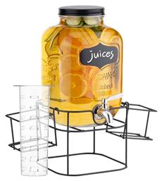 Navaris Διανεμητής Ποτού Γυάλινος με Βρυσάκι 5lt