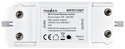 Nedis Circuit Breaker In-Line 10A Smart Ενδιάμεσος Διακόπτης Wi-Fi σε Λευκό Χρώμα από το Public