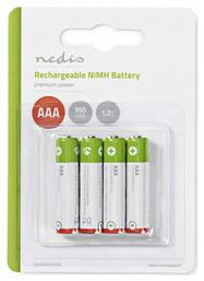 Nedis Επαναφορτιζόμενες Μπαταρίες AAA Ni-MH 950mAh 1.2V 4τμχ